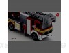 siku 1841 Feuerwehrdrehleiter-Fahrzeug 1:87 Metall/Kunststoff Rot Bewegliche Leiter