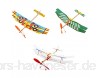 U-M PULABO  Gummiband elastisch angetrieben fliegen Segelflugzeug Flugzeug Modell DIY Spielzeug für Kinder hohe Qualität Beliebt