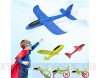 ZoneYan Segelflugzeug Kinder Styroporflieger Flugzeuge Styropor Manuelles Werfen Flugzeug Werfen Fliegen Modell Outdoor-Sports Flugzeug Spielzeug