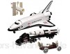 20 TLG. Set: Metall Space Shuttle Spielset Weltall mit Fahrzeugen und Zubehör