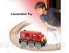 Elektrischer Zug Holzeisenbahn Spielzeug für Kinder Magnetisches Zug Batteriebetriebener Lokomotive Zug Spielzeug Holzbahn Magnet Zug Kompatibel mit BRIO Holzschiene