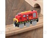 Elektrischer Zug Holzeisenbahn Spielzeug für Kinder Magnetisches Zug Batteriebetriebener Lokomotive Zug Spielzeug Holzbahn Magnet Zug Kompatibel mit BRIO Holzschiene