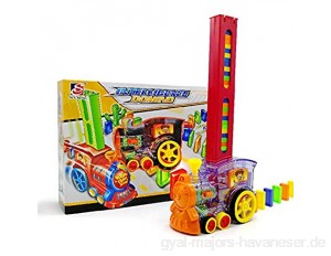Teekit Domino Rallye Elektronischer Zug Modell Buntes Spielzeug Set Mädchen Junge Kinder Kinder Geschenk