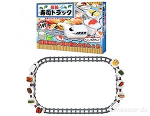 WLPTION Rotating Sushi Toy Electric Revolving Sushi Toy Rail Train Set for Kids Role-Playing
