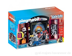 PLAYMOBIL 9108 Stadtleben Bike Shop Play Box Mehrfarbig