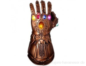 HTDZDX Fting Tanos Handschuhe - Infinity Gauntlet Avengers Thanos Legends Series Articulated Elektronische Fausthandschuh/PVC - Geburtstags-Geschenk-Sammlung