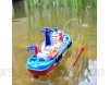 AAAHHH Schiffsspielzeug Elektrische Marine-Feuerlöschboote Elektrisches Wassersprüh-Kinderspielzeug Schiffsmodelle Bootsbadespielzeug