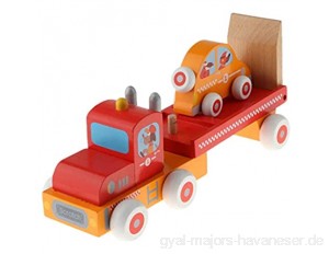 Backbayia Spielzeug Simulation Spielzeug aus Holz Modell Ingenieurfahrzeug Auto Miniaturen für Kinder Geschenk Jungen Mädchen