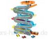 JW-YZWJ 6 Track Slide Auto 1-3-6 Jahre alt Junge Kinder Spielzeug Jungen-Baby-Baby-Gliding Auto Auto-Puzzle Schienen-Auto