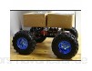 LYY DIY 4WD Smart Car Chassis Kit Roboterplattform 130 mm Gummirad und Gleichstrommotor mit hohem Drehmoment für Arduino Education mit Controller-Befestigungslöchern maximale Belastung 7 kg