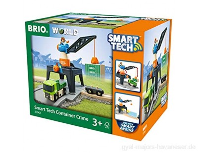 BRIO Bahn 33962 - Smart Tech Große Container-Verladestation