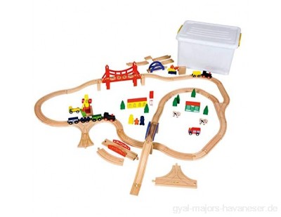 Educo | Eisenbahnset | Lehrmaterialien Musik & Drama | Bauen und Spielen - Erstellen Transport | Ab 36 Monate | Bis 72 Monate