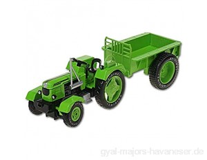 Modell Engineering-Auto-Modell 1:64 Verhältnis Modell Traktor Kind Jungen-Spielzeug Puzzle (Color : Green)
