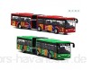 OYZK Doppelschnitt Bus-Legierung Spielzeug mit Kröpfung Camouflage Aussehen Kleinen Bus (Farbe : 5)