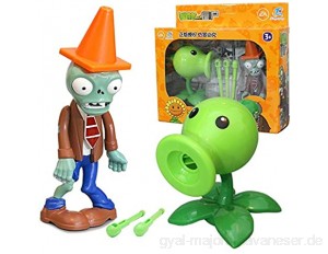 OYZK Große echte Pflanzen gegen Zombie Toys 2 Komplett-Set von Jungen weichen Silikon-Anime-Abbildung Kinderpuppen Kindergeburtstag Spielzeug Geschenke (Farbe : E No Box)