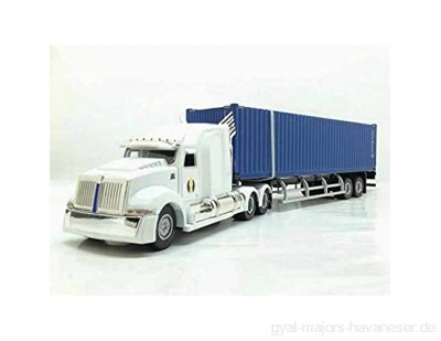 OYZK Hohe Imitation Technik Container-LKW-Modell American Truck 1: 50 Legierung Modell Autos (Farbe : 4)