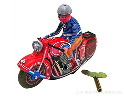 OYZK Kinderlieblings Kinder Spielzeug Tinplate Nostalgic Uhrwerk Ketten Fotografie Props Nostalgic Motorrad-Modell-Collect Hobby-Geschenk