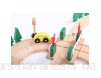point-kids Holzeisenbahn Spielzeugeisenbahn Lok Waggon Brücke Figuren Schienen Set 75 Teile