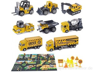 Spielzeug Spielzeugauto 1:64 Mini Construction Truck Set Bagger Mixer Container-LKW-Modell Druckguss Auto Sandpit Game Boy Spielzeugmodell