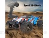 1:18 Ferngesteuertes Auto 2.4GHz 45KM/H Hohe Geschwindigkeit RC Rennauto mit Fernbedienung 4WD Alles Terrain Elektrisches Spielzeugauto für Erwachsenen & Kinder(Blue)