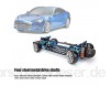 【April Geschenk】 Ferngesteuertes Auto/Fahrzeug TT01 1/10 RC Auto Modell Radstand Rahmen Kohlefaser Chassis Stoßstange Modellbau Bausatz
