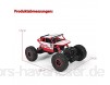 Arshiner RC Auto Car Truck Ferngesteuerter Racing Buggy 1:18 4WD 2.4Ghz RC monstertruck Für kid Rock Crawler wiederaufladbare Batterien enthalten