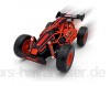 Carrera RC Adventskalender 2 4 GHz Buggy Rot │ Ferngesteuertes Auto aus 24 Bauteilen bauen │Elektro-Mini-Car zum Mitnehmen inkl. Fernbedienung │Weihnachtskalender für Kinder ab 12 Jahren & Erwachsene
