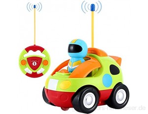 OCDAY ferngesteuertes Auto für Kinder ferngesteuertes Auto kleines Auto mit Musik Spielzeug für 3 – 6 Jahre Kinder Jungen Mädchen (grün)