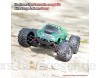 RC ferngesteuerter Off-Road Monstertruck mit 4WD und 2.4GHz Fahrzeug-Modell mit Akku Elektromotor und proportionale Steuerung 36km/h Top Speed 4x4 Crawler