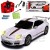 Siva Porsche 911 997 GT3 RS 4.0 Coupe Weiss 2 4 GHz RC Funkauto mit Beleuchtung und Akkupack 1/24 Modell Auto mit individiuellem Wunschkennzeichen