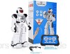 Auney Roboter Spielzeug für Kinder intelligente programmierbare Fernbedienung Roboter intelligentes Spielzeug für Jungen mit Infrarotsensor-RC-Roboter (Schwarz)