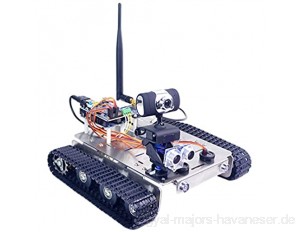 Batop Smart Roboter Kit für Arduino UNO R3 Programmierbar Robot Car mit WiFi Bluetooth Modul Line Tracking Modul Unterstütze iOS und Android APP - Kompatibel mit XR Block Linux und Arduino IDE