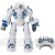 JAMARA 410042 - Robot Spaceman Infrarot - Lautsprecher und Musik LED-Beleuchtung über Fernsteuerung Arme Anheben Bewegliche Gelenke 2 Verschiedene Schießfunktionen Tanz-Funktion Demo-Funktion