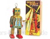 PYXEL STUDIO Ms403 Gold Zinn-Spielzeug-Raum Robot.It Sparks Yoshiya Sparky Vintage-Windup Replica