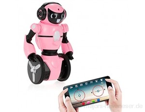 RCTOYROBOT Zweirädriger intelligenter Roboter mit WiFi-Kamera. Tanzmusikgeste. G-Sensor-Steuerung. Hindernisvermeidungsmodus. RC-Roboter. Kinderfiguren. Spielzeuggeschenk