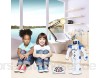 SENYANG Roboter Kinderspielzeug - Roboter Kinder RC Fernbedienung Intelligenter Roboter Intelligente Programmierung Gestenerkennung Roboter RC Spielzeug für Kinder Jungen Mädchen Geschenk (Blau)