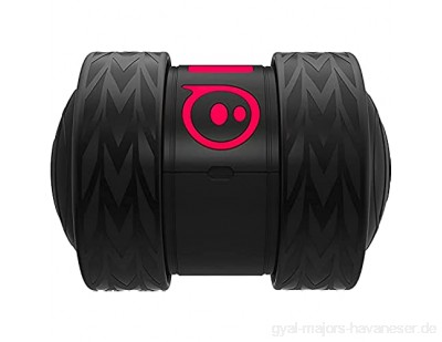 Sphero Ollie Darkside Mini-Roboter mit Zwei Rädern LED-Leuchten Bluetooth-Reichweite bis zu 30 Meter kompatibel mit iOS & Android