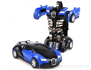 Transformator Roboter Auto Ferngesteuert Transformers Auto & Robot verwandelbar Wand Climber Auto mit LED und 360° Rotation Transforming Kids Toy Kleinkind Auto Roboter Cool Toy für Junge Mädchen