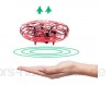 Decdeal UFO Mini Drohne RC Fliegender Ball RC Quadcopter Infrarot-Induktions-Flying Ball mit 360°Rotierenden und LED-Leuchten Inkl. Fernbedienung