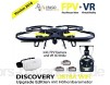 efaso Drohne Quadcopter U818A WiFi 2.0 MP FPV mit 3D VR Virtual Reality Brille + 2 x Zusatzakku