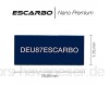 ESCARBO Drohnen Kennzeichen Nano Premium EU Drohnen Plakette / e-ID Plakette (Blau)