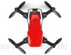 Mini Drohne mit Kamera WiFi FPV Mini Quadcopter Faltbare RC Drohnen mit Kamera HD Höhe Halten Mini Eders Kid Spielzeug RC Hubschrauber (Rot)