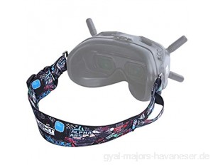 SiSit Verstellbarer Kopfgurt für DJI FPV Combo Goggles V2 Verstellbarer Ergonomischer Kopfgurt Bequem Waschbar Elastic Komfortables Stirnband