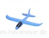 CUHAWUDBA 1 Stueck EPP-Schaum-Handwurf-Flugzeug im Freien starten Segelflugzeug-Flugzeug-Kind-Geschenk-Spielzeug 34.5*32*7.8cm interessante Spielwaren