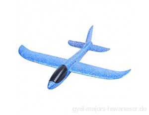 CUHAWUDBA 1 Stueck EPP-Schaum-Handwurf-Flugzeug im Freien starten Segelflugzeug-Flugzeug-Kind-Geschenk-Spielzeug 34.5*32*7.8cm interessante Spielwaren