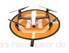 HomeDecTime 80cm Faltbare Drohne Schürze Landing Pad Mit Nacht Fliegen