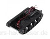 Leichte Stoß absorbiert Kunststoff Roboter Tank Chassis Smart Auto Plattform DIY Kit mit 130 Motor 3 V-7 V für Wifi Vedio Aufnahme Fahrzeug