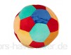 Bieco Softball Baby Rassel | Ø 25 cm | Stoffball Baby mit Rassel | Plüschball | Greifball für Babys | Rasselball zum Greifen | Baby Ball | Knautschball | Regenbogenball Rassel Baby | Spielball Baby