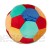 Bieco Softball Baby Rassel | Ø 25 cm | Stoffball Baby mit Rassel | Plüschball | Greifball für Babys | Rasselball zum Greifen | Baby Ball | Knautschball | Regenbogenball Rassel Baby | Spielball Baby