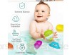 Lictin Badespielzeug mit Walnetzen Badewannenspielzeug BPA-frei Badespielzeug Wasserspielzeug Geschenkset Niedlichen Tieren in Schwimmbadspielen Babybadewanne Spielzeug für Kinder Baby ab 3+ Ages